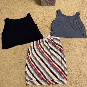 3 pair of loft tank tops